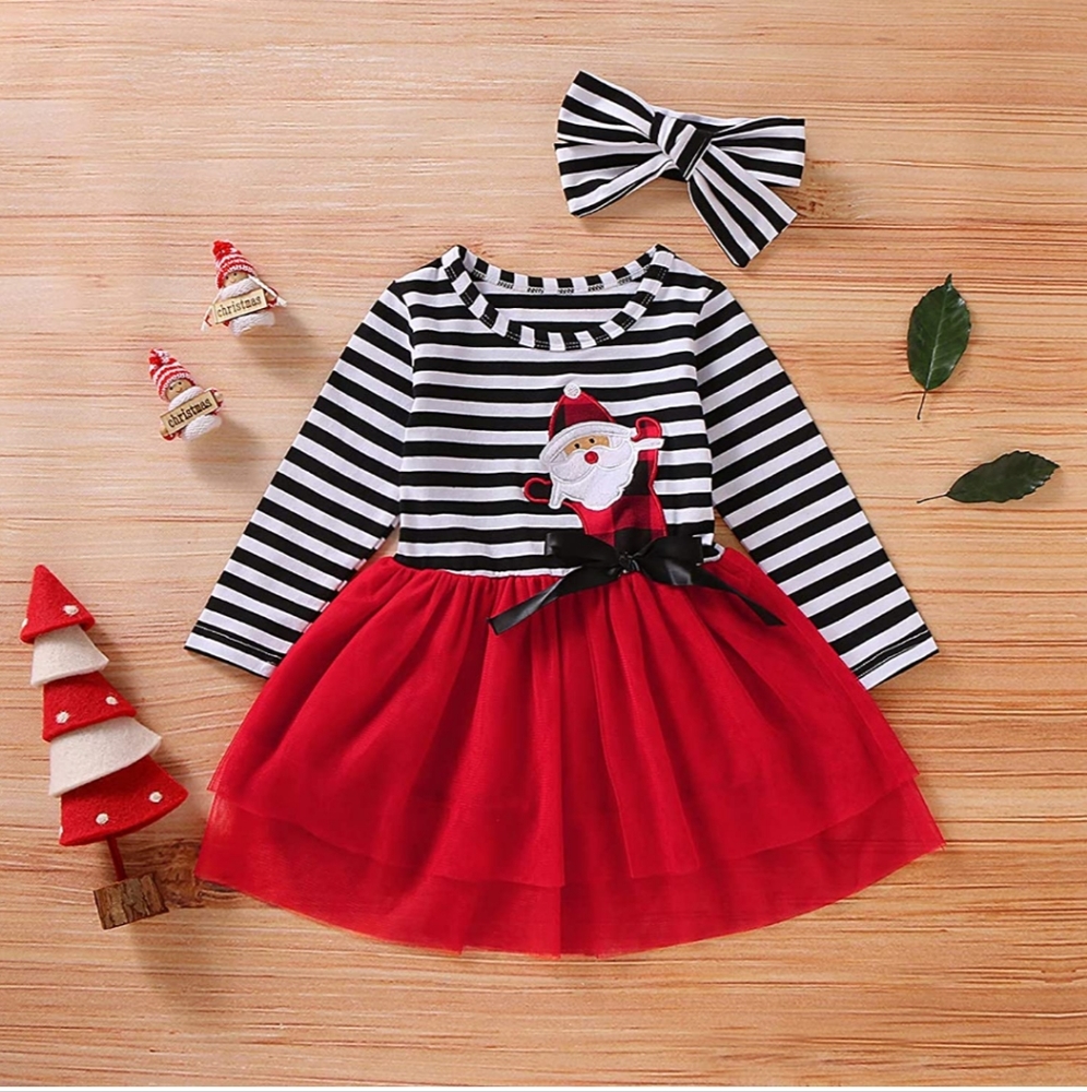 🎄Christmas Santa Toddler Girls Dress🎄